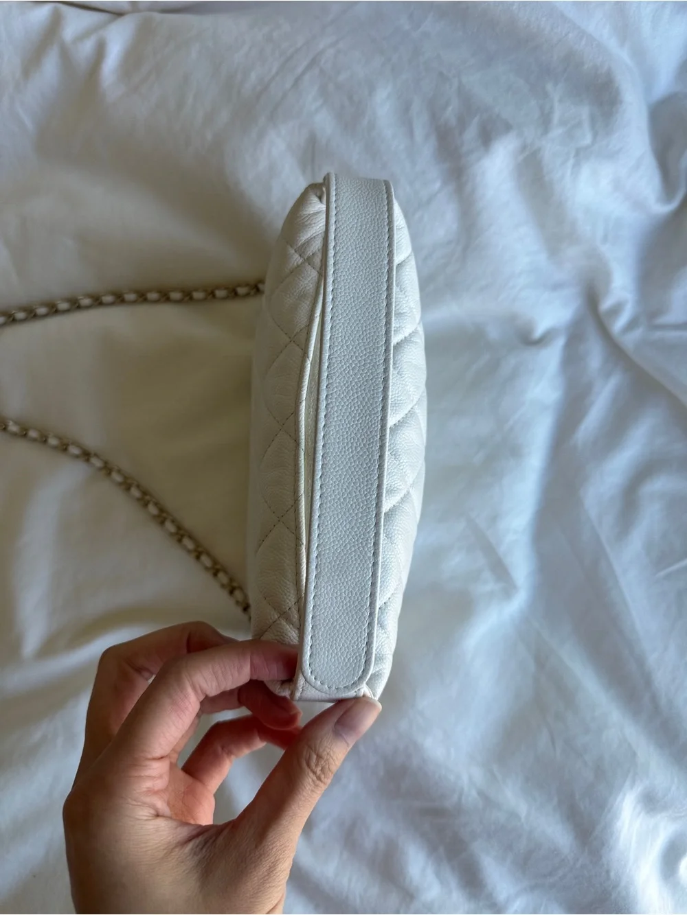 CHANEL authentic white